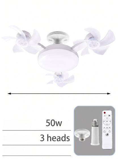 Ventilador de techo Zephrio con luz LED y control remoto