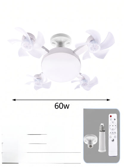 Ventilador de techo Zephrio con luz LED y control remoto